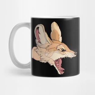 fox and hand Mug
